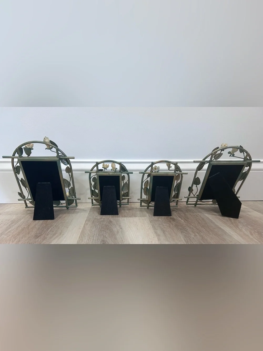 4 Vintage Dennis East Floral Picture Frames